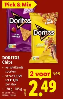 Lidl Doritos Chips aanbieding