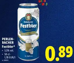 Lidl Perlenbacher Festbier aanbieding