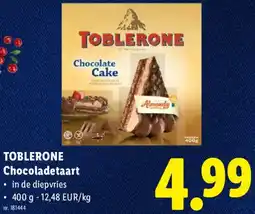 Lidl Toblerone Chocoladetaart aanbieding
