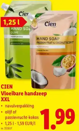Lidl Cien Vloeibare handzeep XXL aanbieding