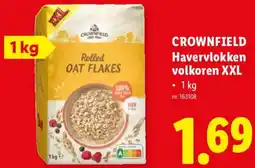 Lidl Crownfield Havervlokken volkoren XXL aanbieding