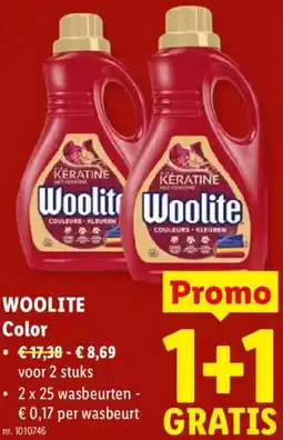 Lidl Woolite Color aanbieding