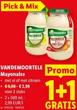 Lidl Vandemoortele Mayonaise aanbieding
