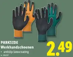 Lidl Parkside Werkhandschoenen aanbieding