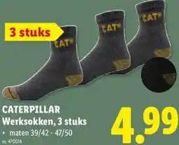 Lidl Caterpillar Werksokken aanbieding