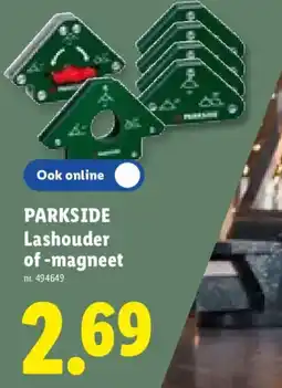 Lidl Parkside Lashouder of magneet aanbieding