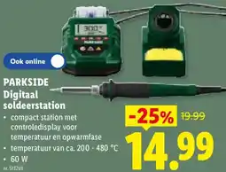 Lidl Parkside Digitaal soldeerstation aanbieding