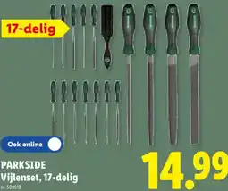 Lidl Parkside Vijlenset aanbieding