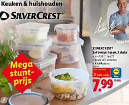 Lidl Silvercrest Set bewaardozen aanbieding