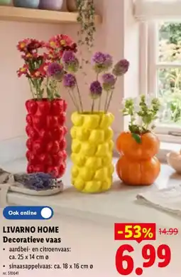 Lidl Livarno home Decoratieve vaas aanbieding