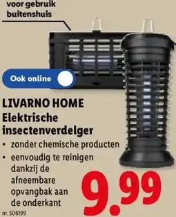 Lidl Livarno home Elektrische insectenverdelger aanbieding