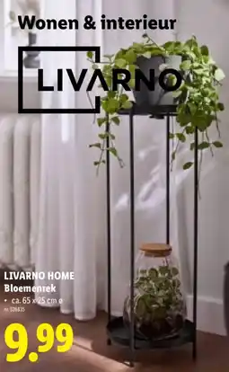 Lidl Livarno home Bloemenrek aanbieding