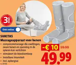 Lidl Sanitas Massageapparaat voor benen aanbieding