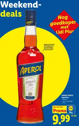 Lidl Aperol spritz Aperitivo aanbieding