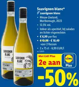 Lidl Sauvignon blanc aanbieding