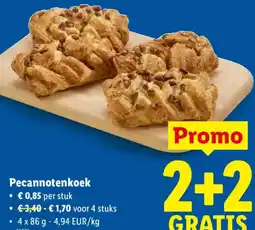 Lidl Pecannotenkoek aanbieding
