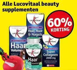 Kruidvat Alle Lucovitaal beauty supplementen aanbieding