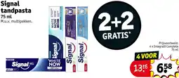 Kruidvat Signal tandpasta aanbieding