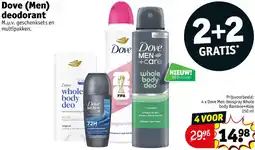 Kruidvat Dove Men deodorant aanbieding