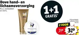 Kruidvat Dove hand en lichaamsverzorging aanbieding