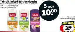Kruidvat Tahiti Limited Edition douche aanbieding