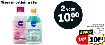 Kruidvat Nivea micellair water aanbieding