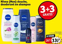 Kruidvat Nivea Men douche, deodorant en shampoo aanbieding