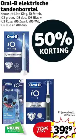 Kruidvat Oral-B elektrische tandenborstel aanbieding