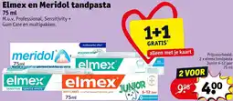 Kruidvat Elmex en Meridol tandpasta aanbieding