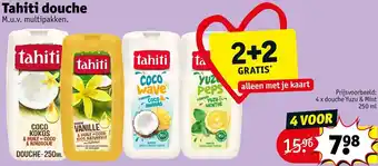 Kruidvat Tahiti douche aanbieding