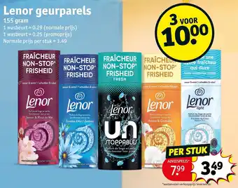 Kruidvat Lenor geurparels aanbieding