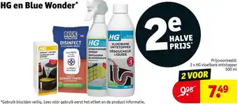 Kruidvat HG en Blue Wonder aanbieding