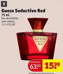 Kruidvat Guess Seductive Red aanbieding