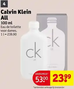 Kruidvat Calvin Klein All aanbieding