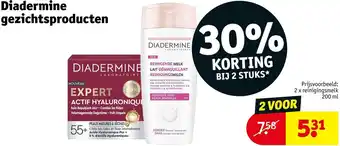 Kruidvat Diadermine gezichtsproducten aanbieding