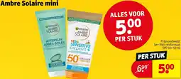 Kruidvat Ambre Solaire mini aanbieding