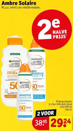 Kruidvat Ambre Solaire aanbieding