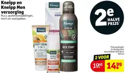 Kruidvat Kneipp en Kneipp Men verzorging aanbieding