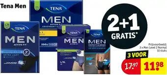 Kruidvat Tena Men aanbieding