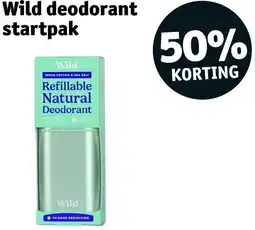 Kruidvat Wild deodorant startpak aanbieding