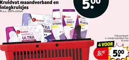 Kruidvat Kruidvat maandverband en inlegkruisjes aanbieding