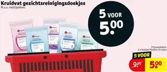 Kruidvat Kruidvat gezichtsreinigingsdoekjes aanbieding