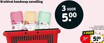 Kruidvat Kruidvat handzeep navulling aanbieding