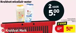 Kruidvat Kruidvat micellair water aanbieding
