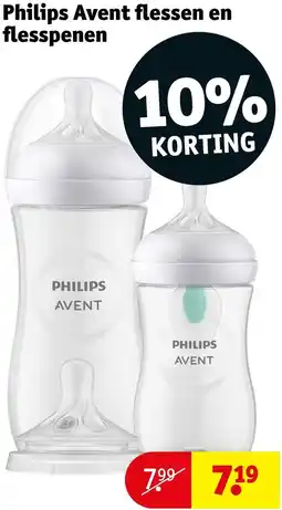 Kruidvat Philips Avent flessen en flesspenen aanbieding