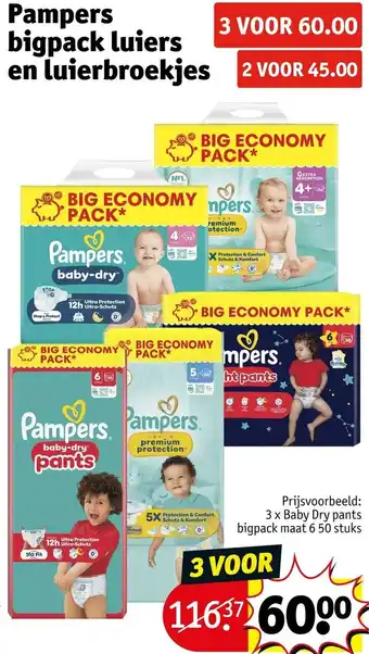 Pampers bigpack luiers en luierbroekjes
