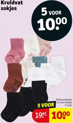 Kruidvat Kruidvat sokjes aanbieding