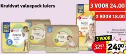 Kruidvat Kruidvat valuepack luiers aanbieding
