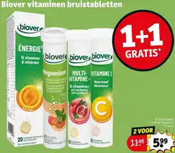 Kruidvat Biover vitaminen bruistabletten aanbieding