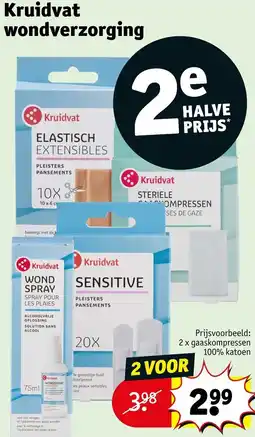 Kruidvat Kruidvat wondverzorging aanbieding